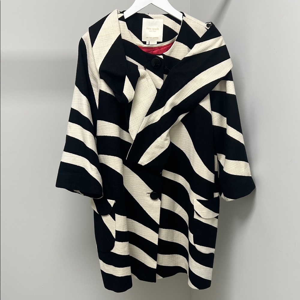 Kate Spade A-line Woven Coat